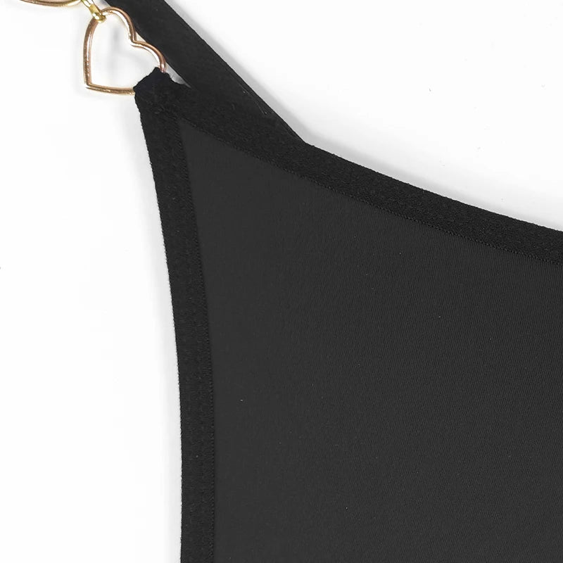 Romantic G-String Thong – Cotton Comfort, Flirty Heart Detail - - lingerie