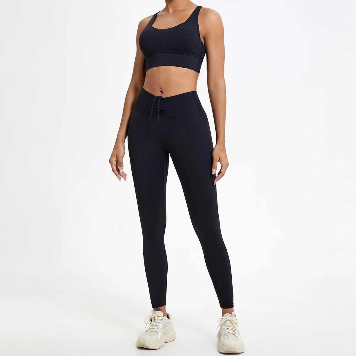 Push Up Booty High Waist Leggings - Women's Fitness & Yoga Tights - - leggings