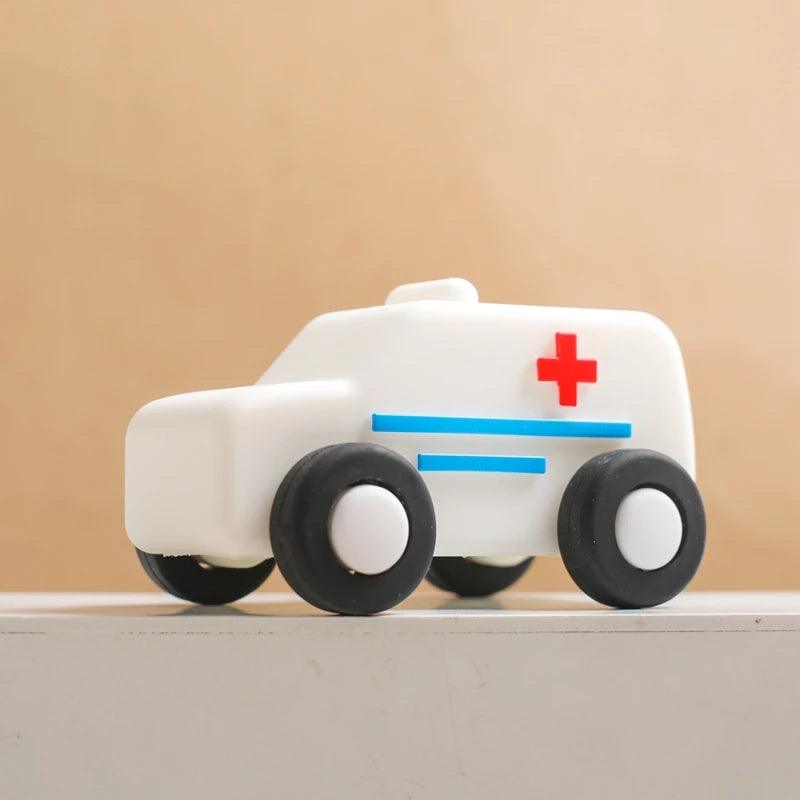 Silicone Baby Car Toy & Teether - Educational Blocks for 0-12 Months - - baby toys