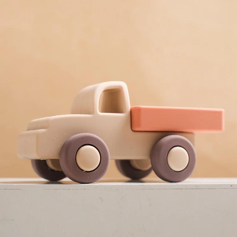 Silicone Baby Car Toy & Teether - Educational Blocks for 0-12 Months - - baby toys
