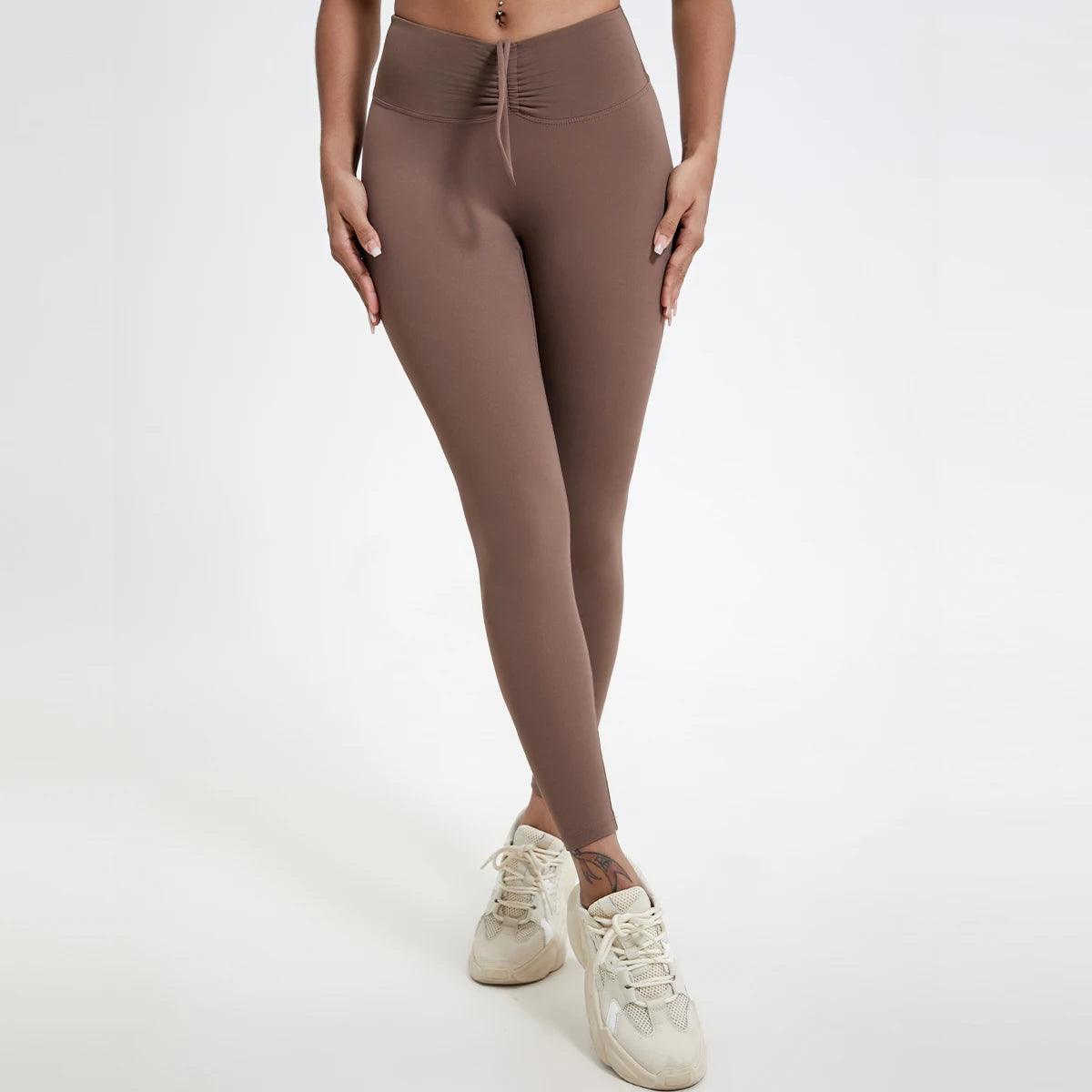 Push Up Booty High Waist Leggings - Women's Fitness & Yoga Tights - - leggings