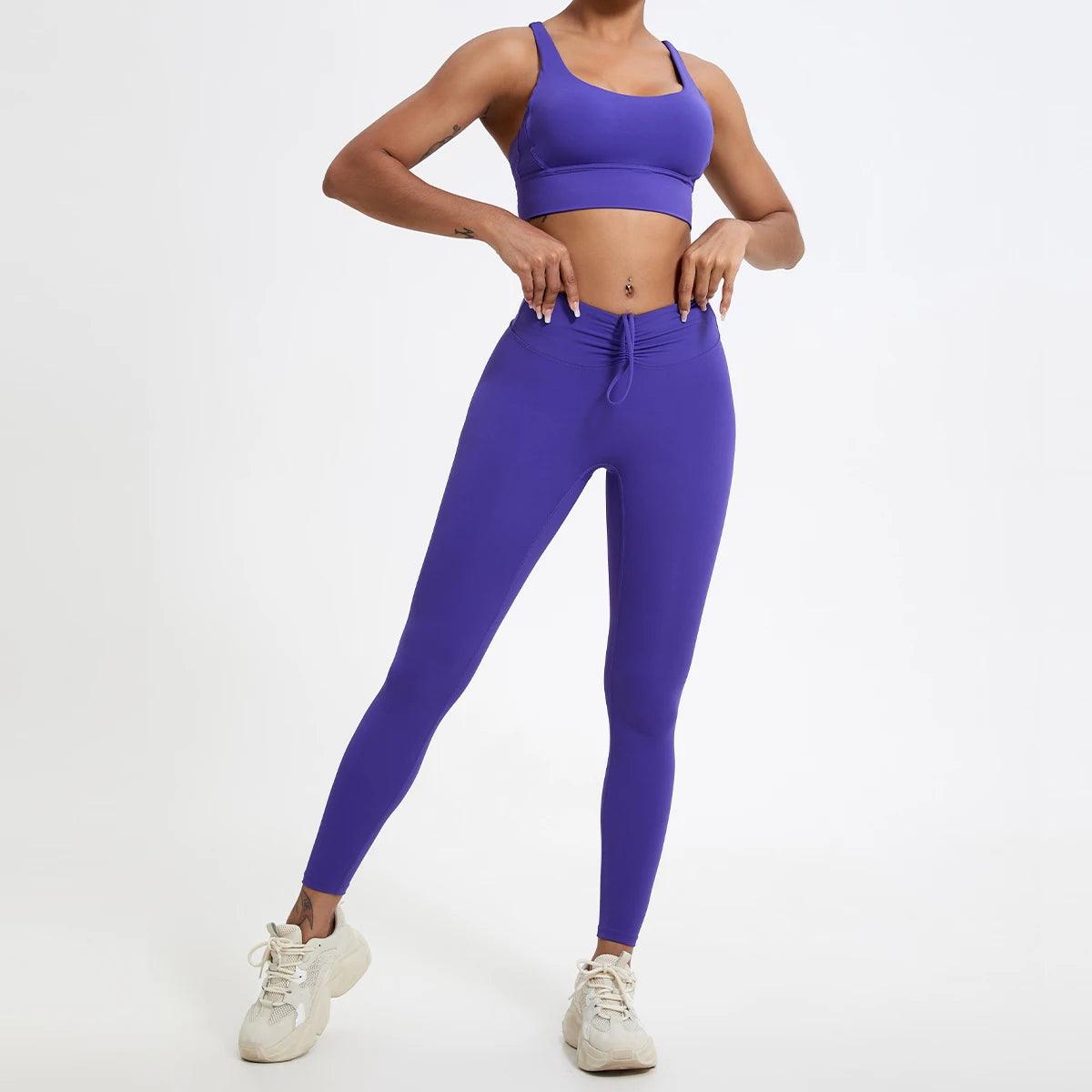 Push Up Booty High Waist Leggings - Women's Fitness & Yoga Tights - - leggings