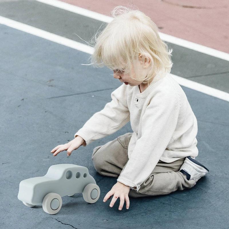 Silicone Baby Car Toy & Teether - Educational Blocks for 0-12 Months - - baby toys