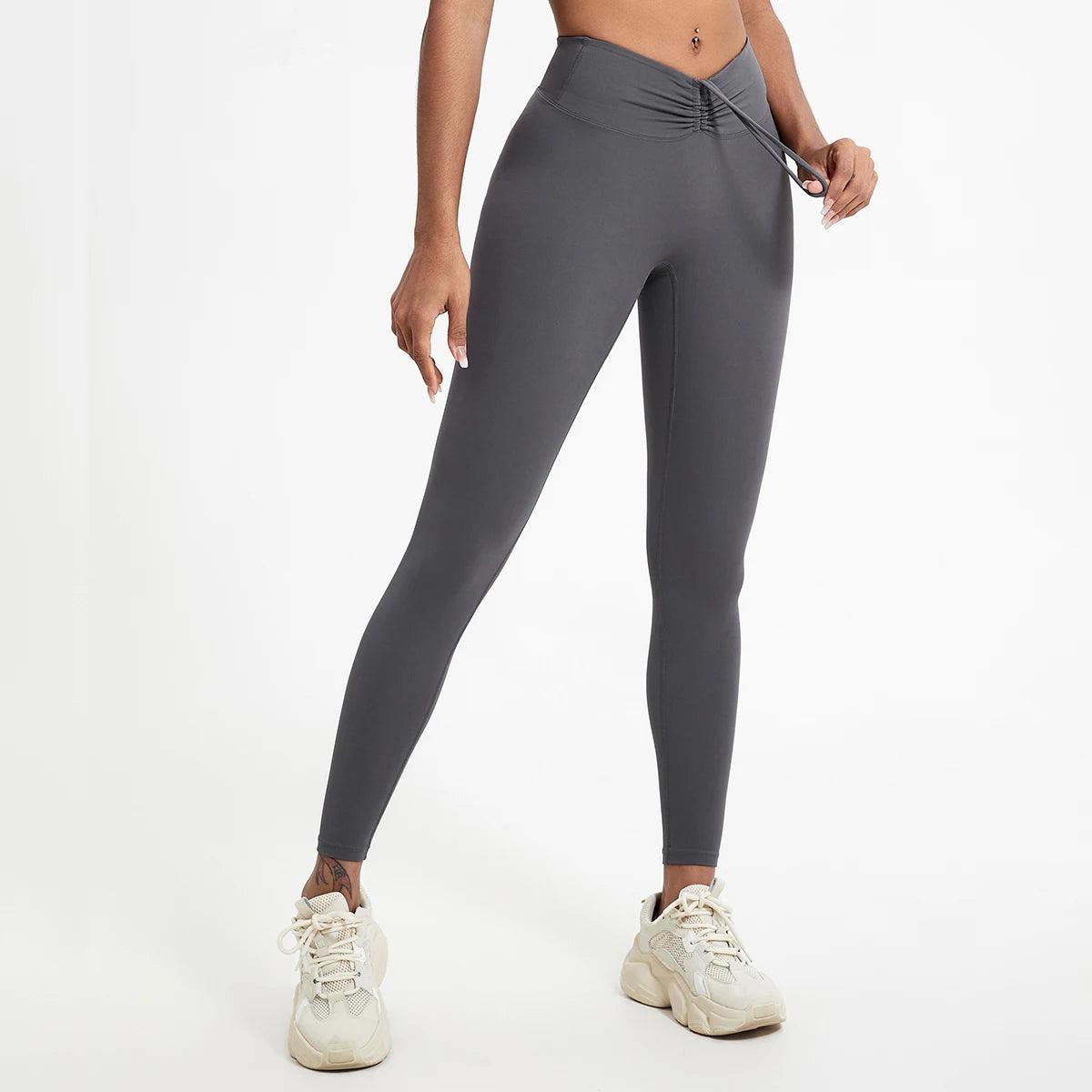 Push Up Booty High Waist Leggings - Women's Fitness & Yoga Tights - - leggings