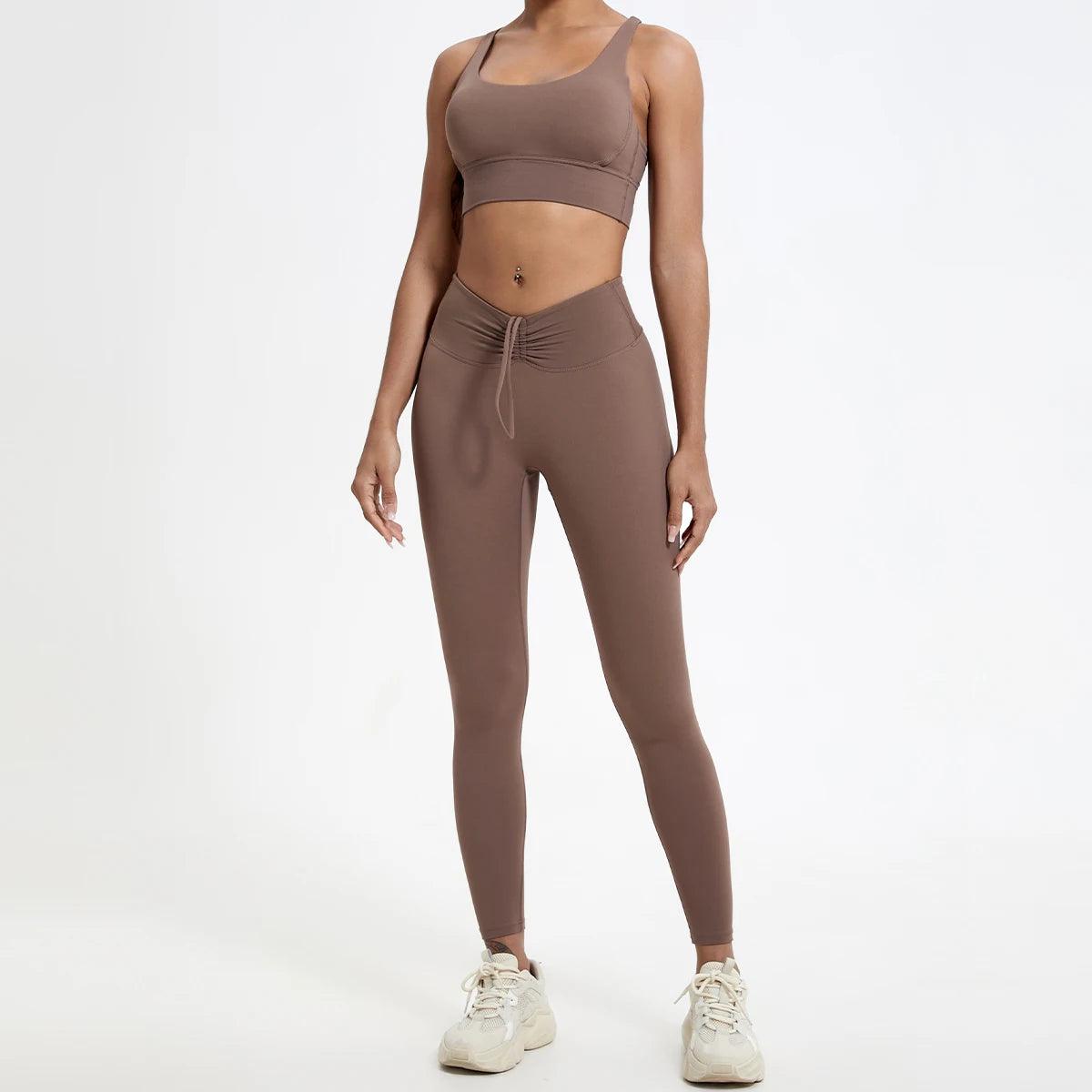 Push Up Booty High Waist Leggings - Women's Fitness & Yoga Tights - - leggings