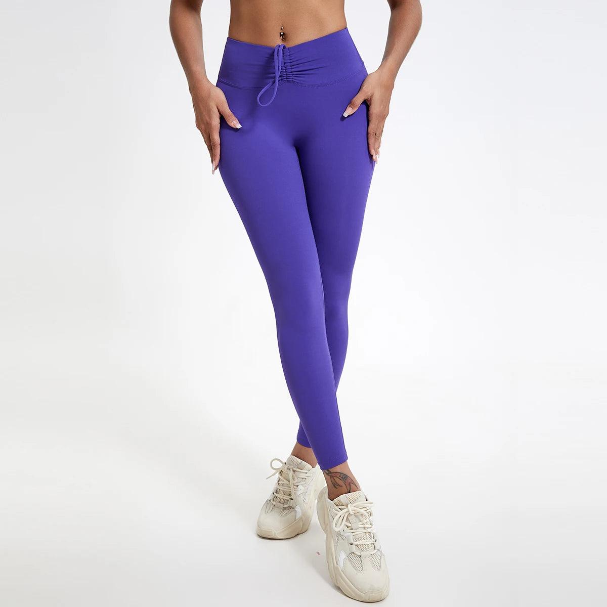 Push Up Booty High Waist Leggings - Women's Fitness & Yoga Tights - - leggings