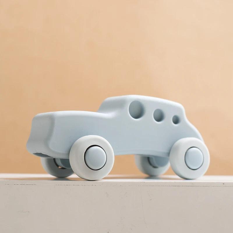 Silicone Baby Car Toy & Teether - Educational Blocks for 0-12 Months - - baby toys