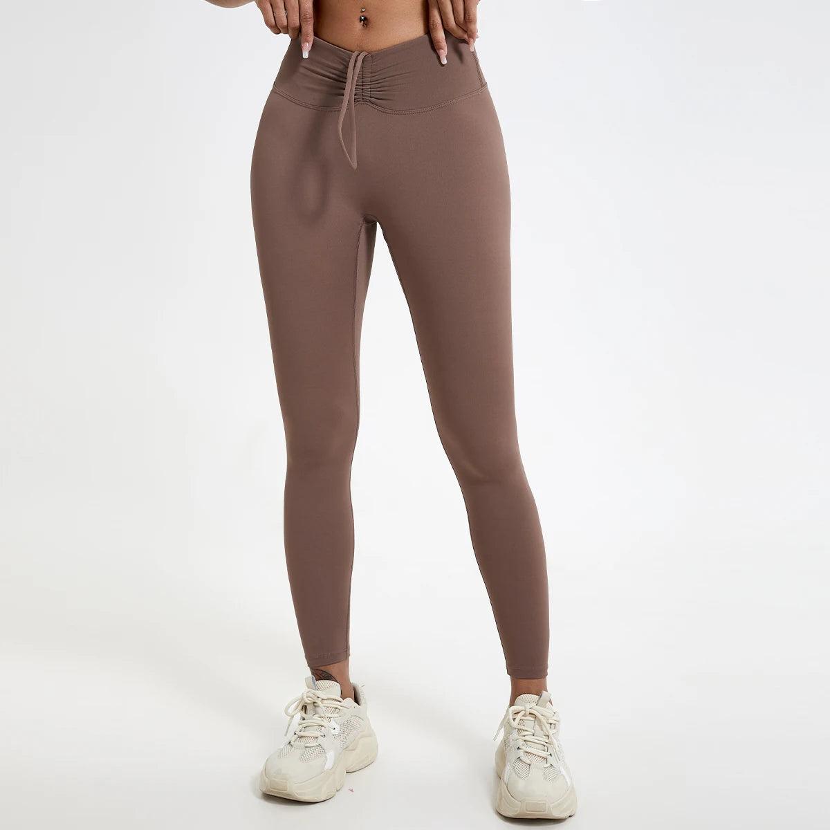 Push Up Booty High Waist Leggings - Women's Fitness & Yoga Tights - - leggings