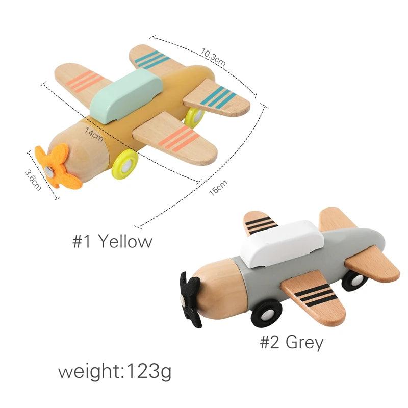 Montessori Wooden Train & Trolley - Educational Baby Toy with Numbers - - baby toys