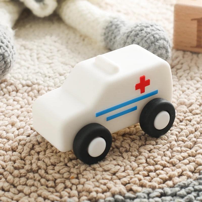 Silicone Baby Car Toy & Teether - Educational Blocks for 0-12 Months - - baby toys