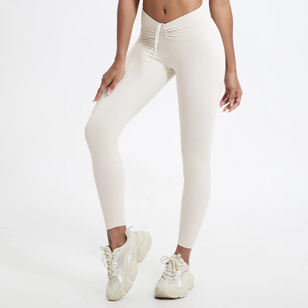 Push Up Booty High Waist Leggings - Women's Fitness & Yoga Tights - - leggings