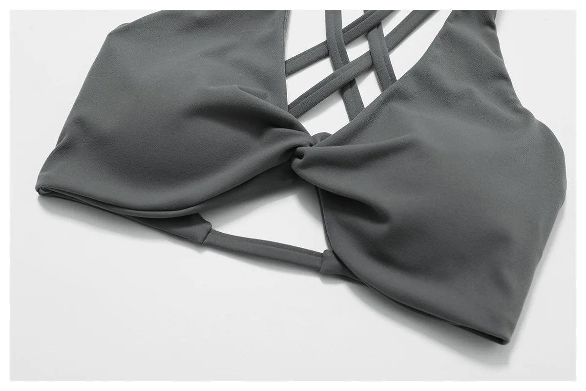 Seamless 2-Piece Yoga Set – High Waist Leggings and Sports Bra - - Leggings